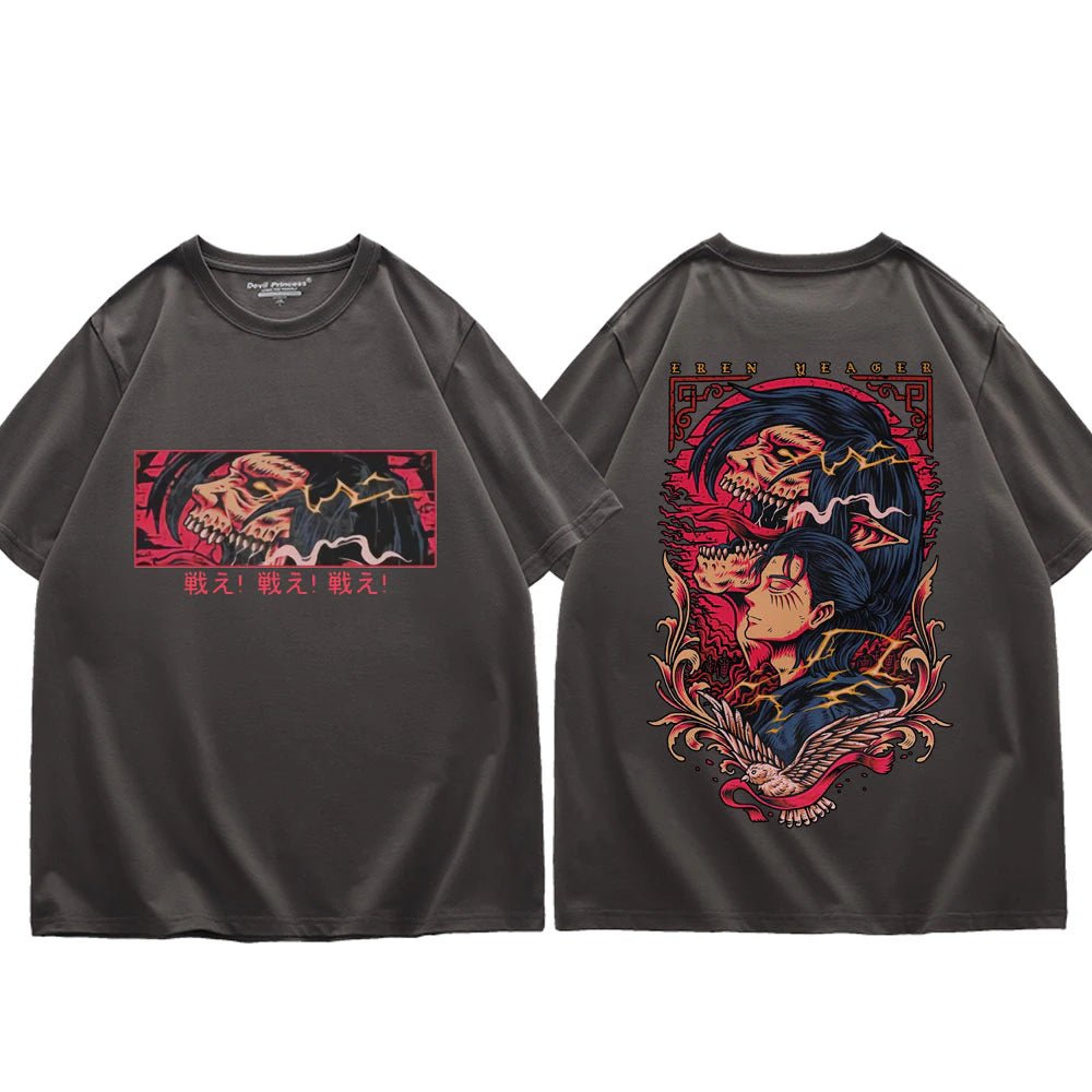 Attack on Titan Eren Jaeger Shingeki No Kyojin T Shirt - KataMoon