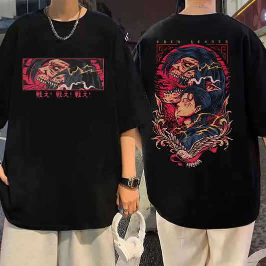 Attack on Titan Eren Jaeger Shingeki No Kyojin T Shirt - KataMoon