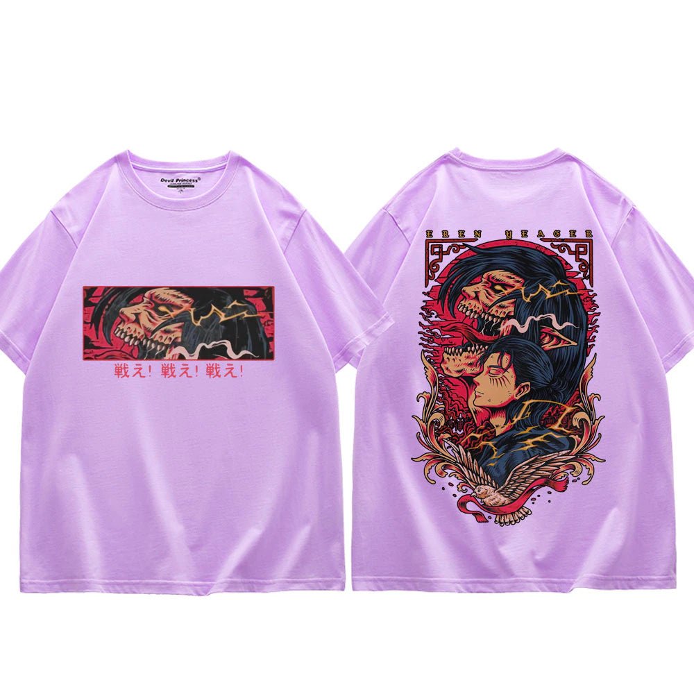 Attack on Titan Eren Jaeger Shingeki No Kyojin T Shirt - KataMoon