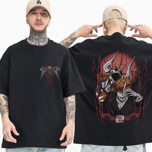 Bleach Kurosaki Ichigo Print T Shirt - KataMoon