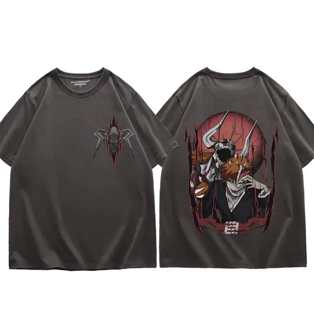Bleach Kurosaki Ichigo Print T Shirt - KataMoon