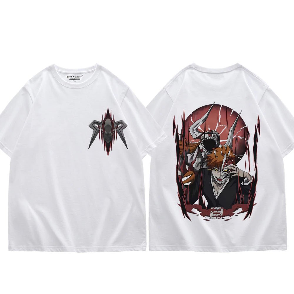 Bleach Kurosaki Ichigo Print T Shirt - KataMoon