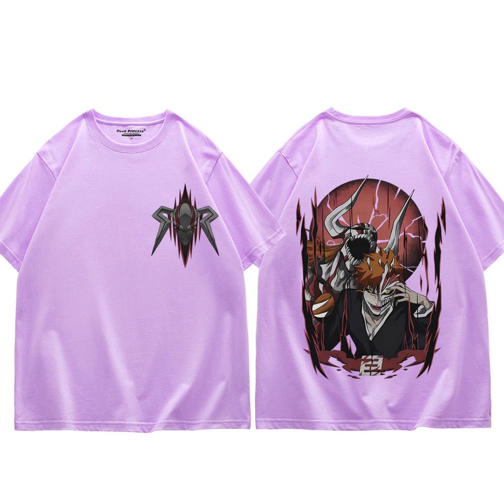 Bleach Kurosaki Ichigo Print T Shirt - KataMoon