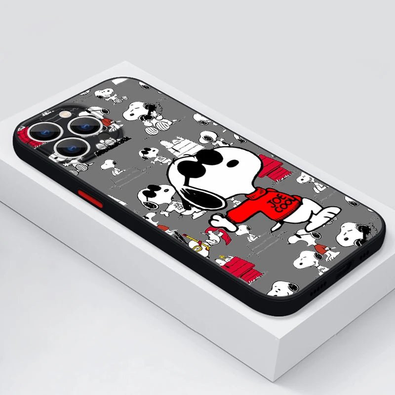 Cartoon Snoopy Translucent iPhone Case - KataMoon
