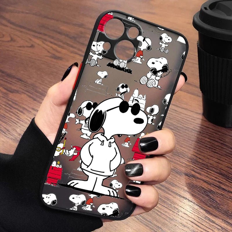 Cartoon Snoopy Translucent iPhone Case - KataMoon