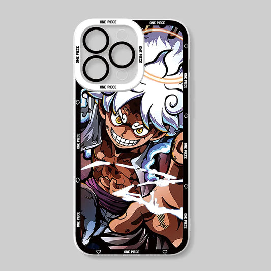 Anime One Piece Luffy Gear 5 Case for iPhone - KT11