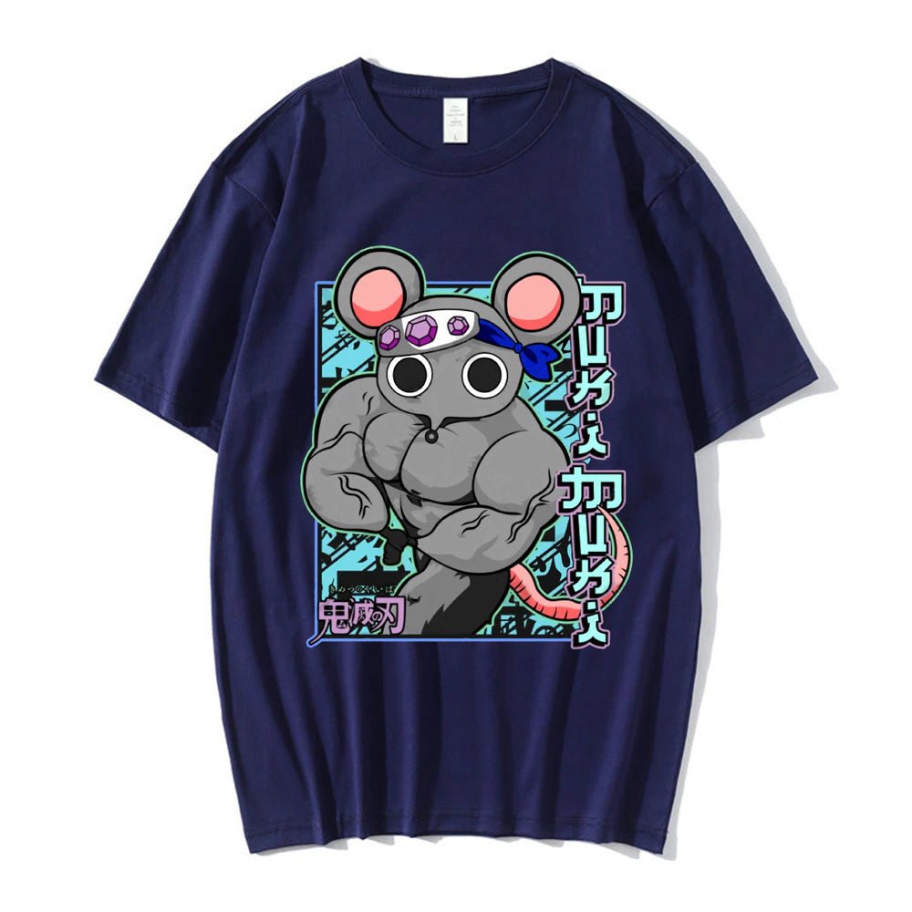 Demon Slayer Funny Ninju Ninja Muscular Uzui Tengen T shirt - KataMoon