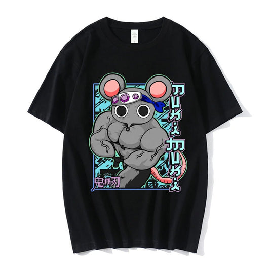 Demon Slayer Funny Ninju Ninja Muscular Uzui Tengen T shirt - KataMoon