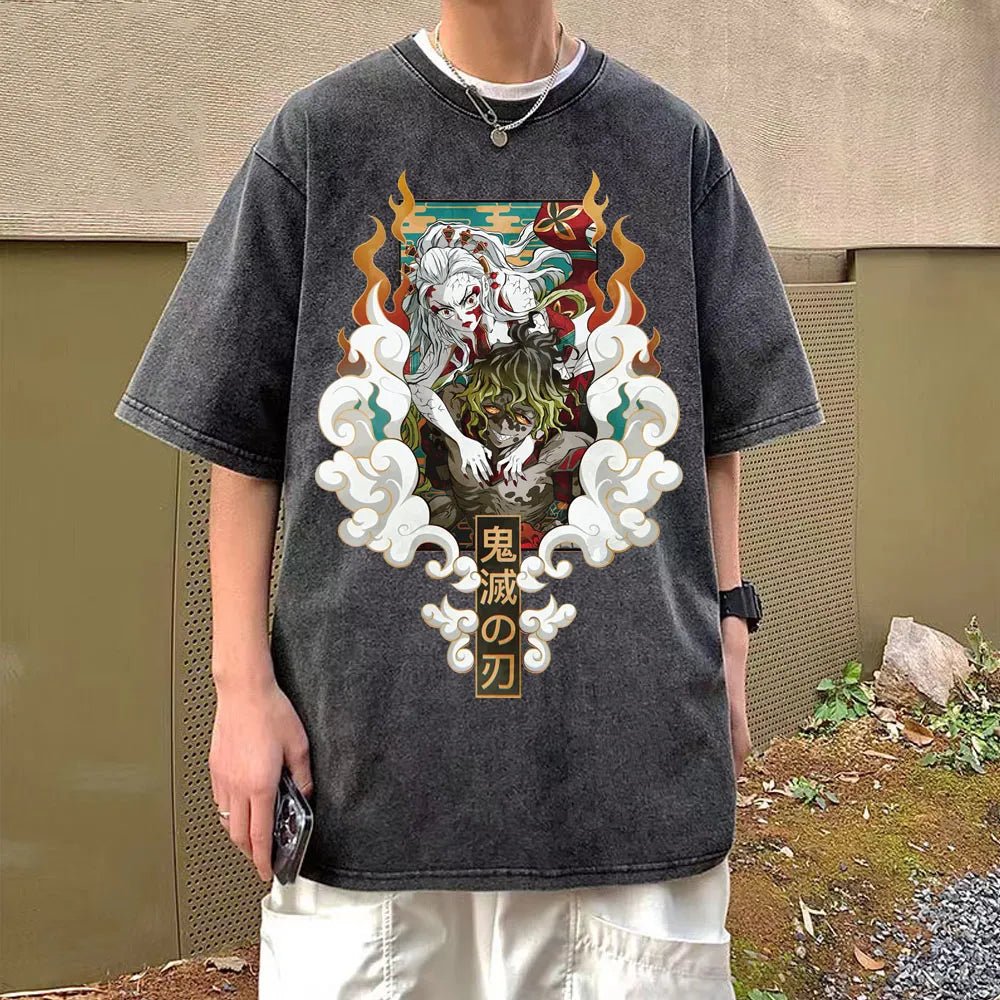 Demon Slayer Kimetsu No Yaiba Giyuutarou Daki T Shirt - KataMoon