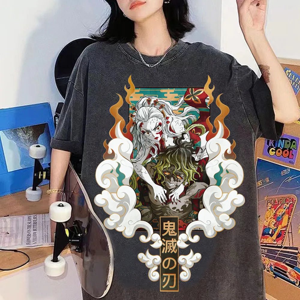 Demon Slayer Kimetsu No Yaiba Giyuutarou Daki T Shirt - KataMoon