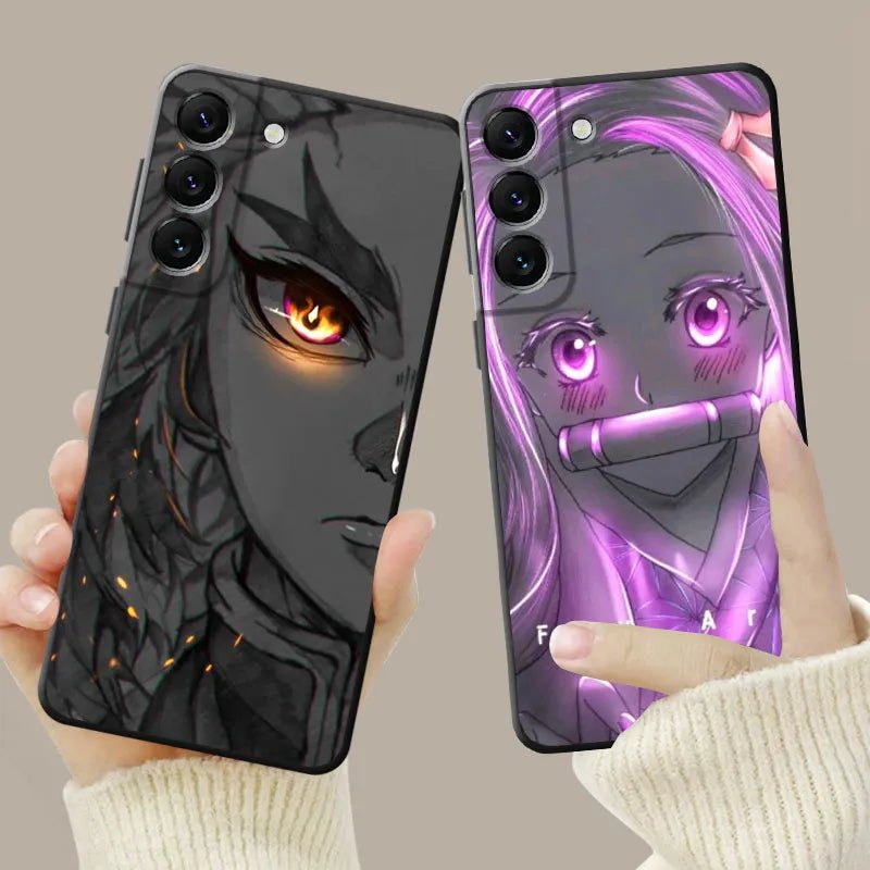 Demon Slayer Obanai Iguro Bright Eyes Drawing Samsung Galaxy Series Phone Case - KataMoon