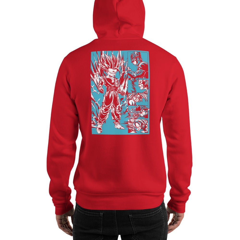 Dragon Ball Super Saiyan Gohan VS Cell Hoodie - KM0012HO - Back - KataMoon