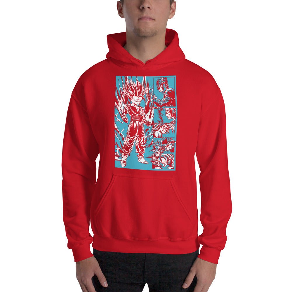 Dragon Ball Super Saiyan Gohan VS Cell Hoodie - KM0012HO - Front - KataMoon