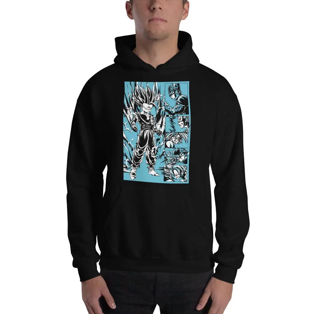 Dragon Ball Super Saiyan Gohan VS Cell Hoodie - KM0012HO - Front - KataMoon