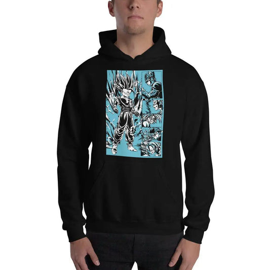 Dragon Ball Super Saiyan Gohan VS Cell Hoodie - KM0012HO - Front - KataMoon