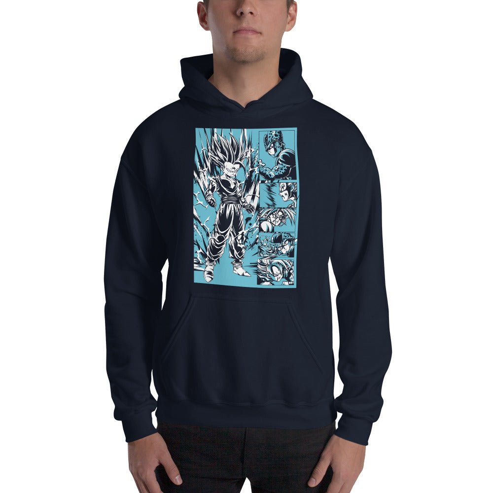 Dragon Ball Super Saiyan Gohan VS Cell Hoodie - KM0012HO - Front - KataMoon
