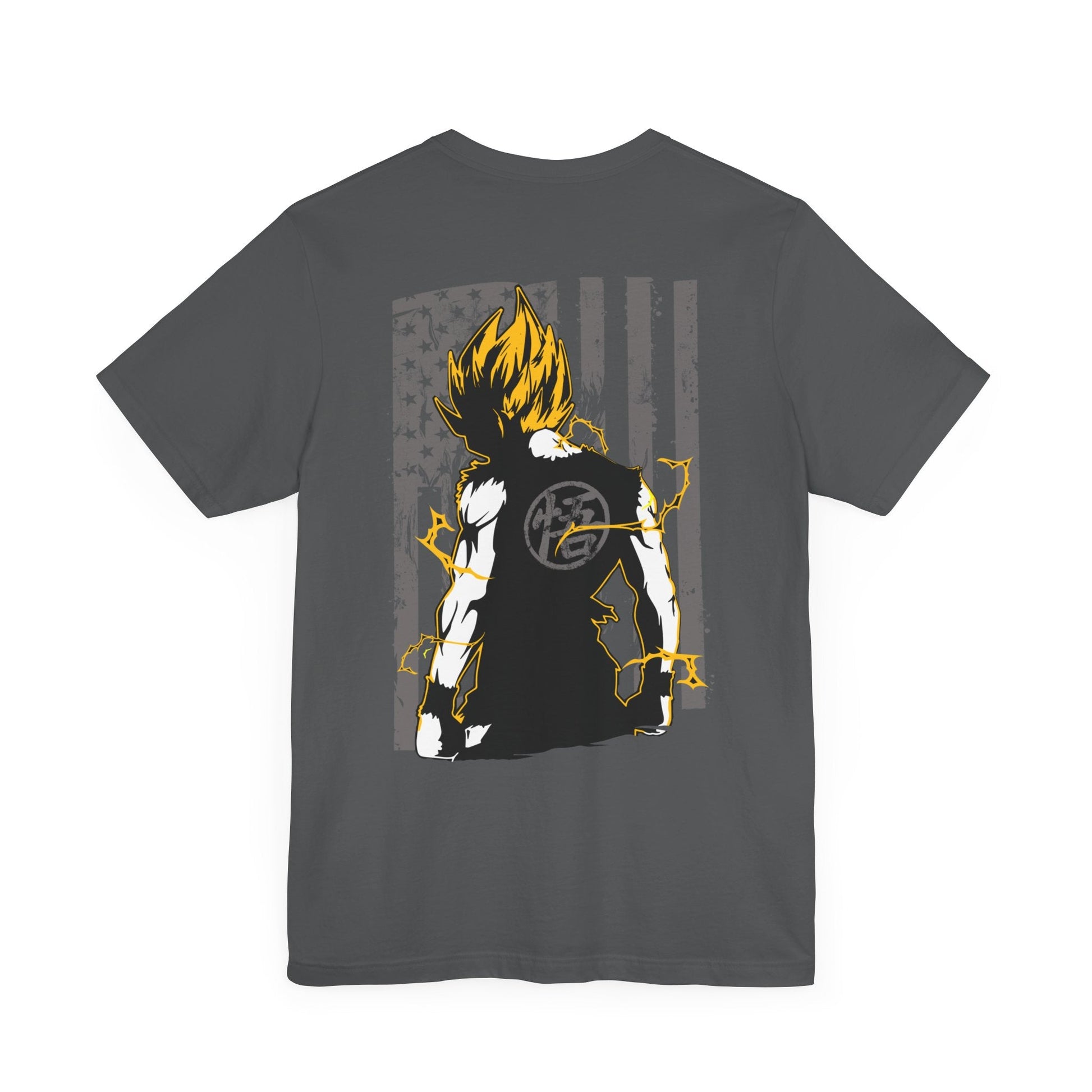 Dragon Ball Super Saiyan Goku American Flag T Shirt - KM0148TS - KataMoon