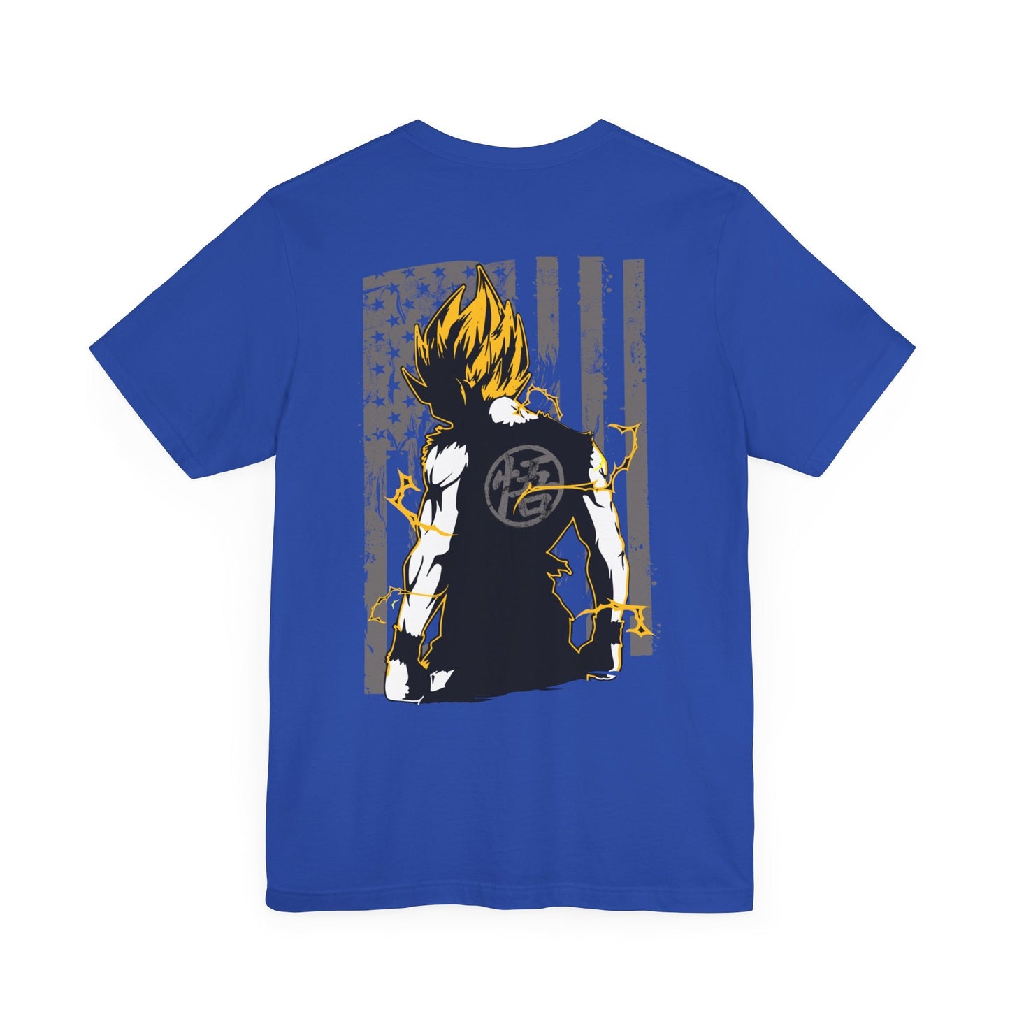 Dragon Ball Super Saiyan Goku American Flag T Shirt - KM0148TS - KataMoon