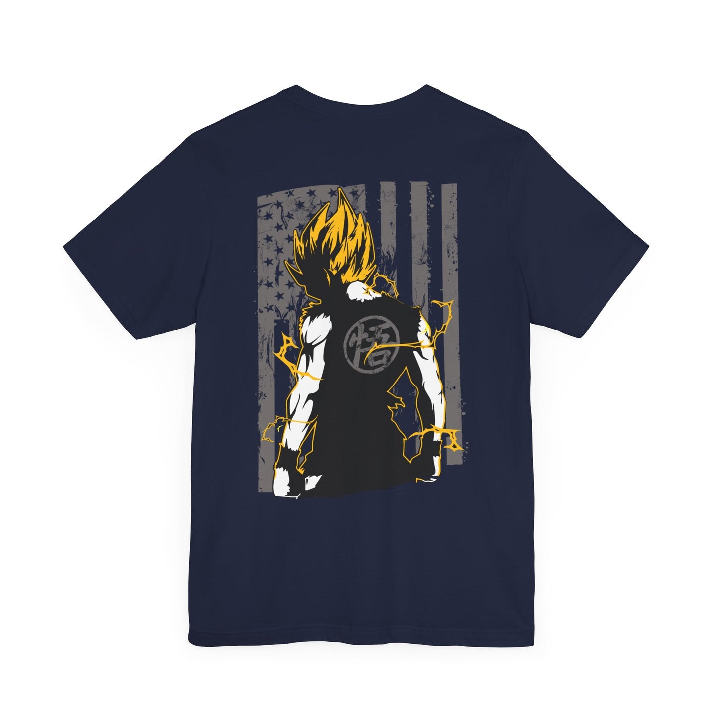 Dragon Ball Super Saiyan Goku American Flag T Shirt - KM0148TS - KataMoon