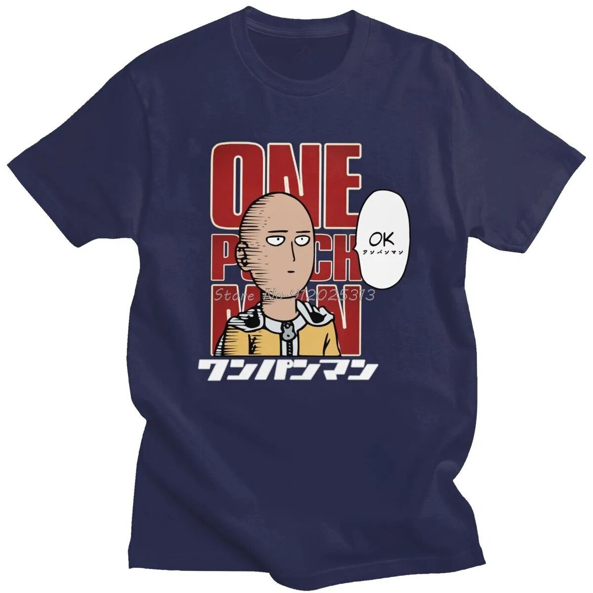 Funny One Punch Man Strongest Hero Saitama Sensei T Shirt - KataMoon