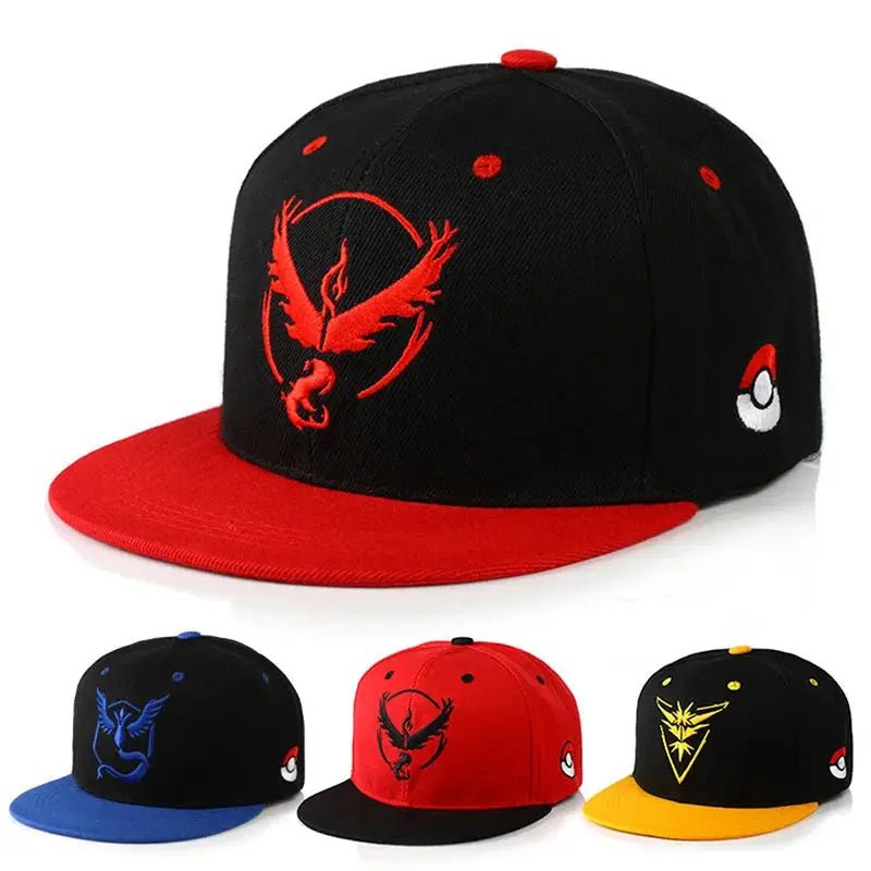 Go Team Valor Mystic Instinct Unisex Embroidery Snapback - KataMoon