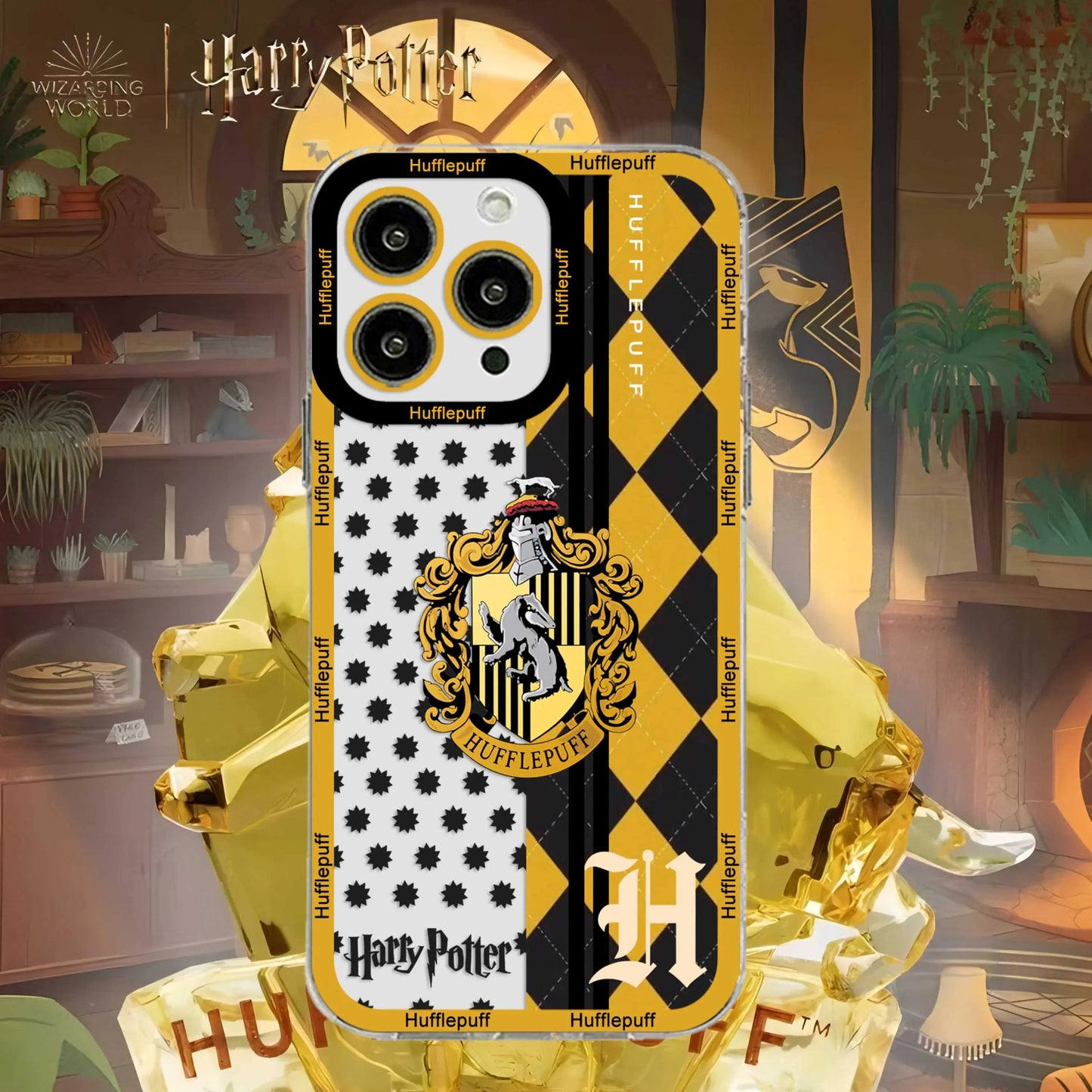 Hogwarts School 4 Houses Symbol Harry Potter iPhone Case - KataMoon