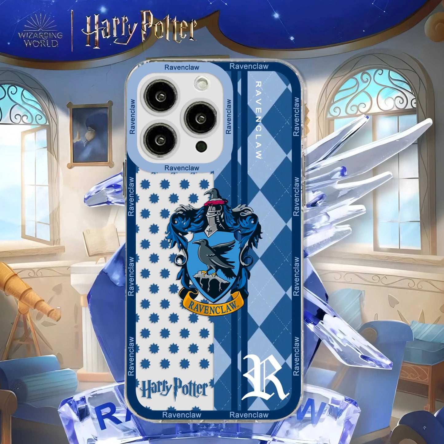 Hogwarts School 4 Houses Symbol Harry Potter iPhone Case - KataMoon