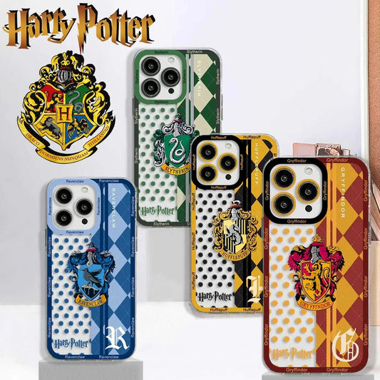 Hogwarts School 4 Houses Symbol Harry Potter iPhone Case - KataMoon