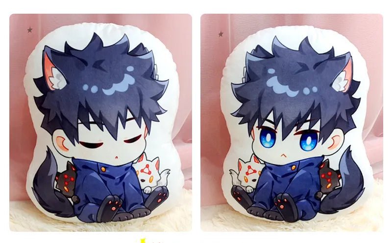 Jujutsu Kaisen Fushiguro Megumi Yuji Itadori Gojo Satoru Inumaki Toge Cute Imitating Animals Soft Stuffed Plush Sofa Pillows - KataMoon