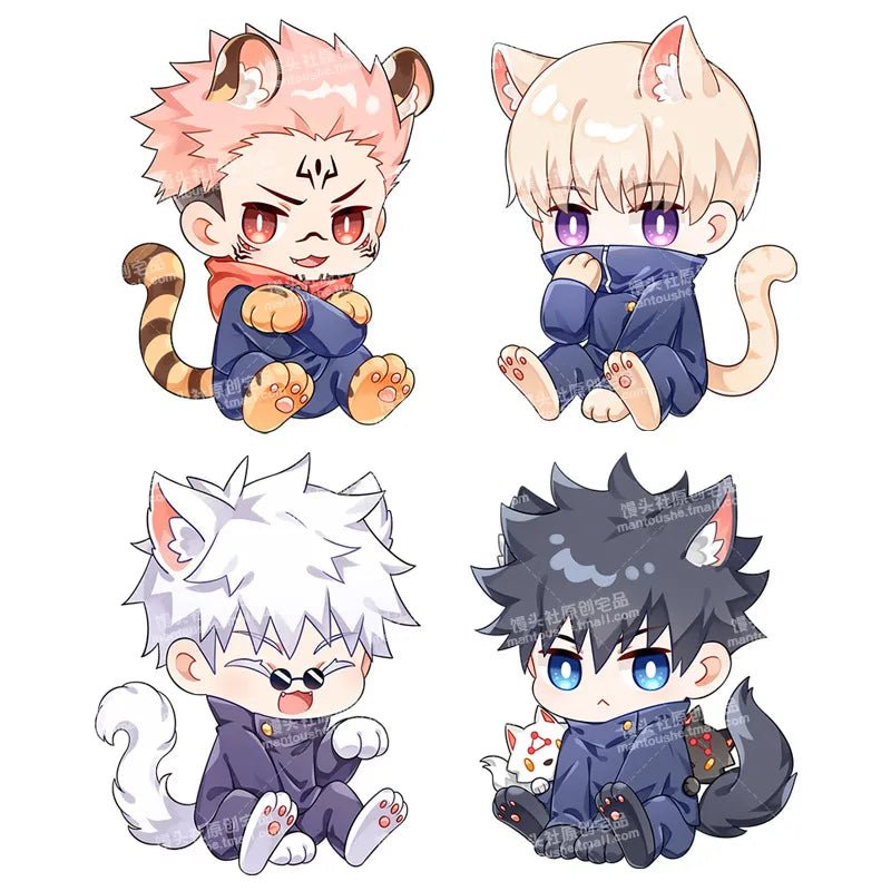 Jujutsu Kaisen Fushiguro Megumi Yuji Itadori Gojo Satoru Inumaki Toge Cute Imitating Animals Soft Stuffed Plush Sofa Pillows - KataMoon