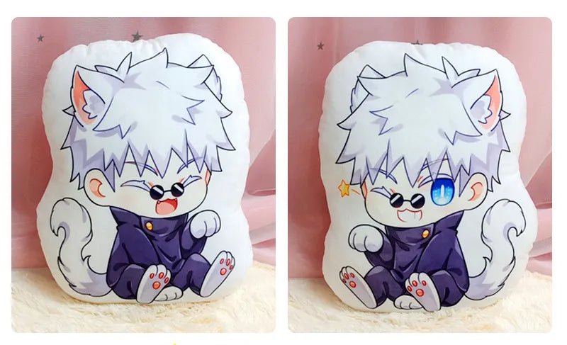Jujutsu Kaisen Fushiguro Megumi Yuji Itadori Gojo Satoru Inumaki Toge Cute Imitating Animals Soft Stuffed Plush Sofa Pillows - KataMoon