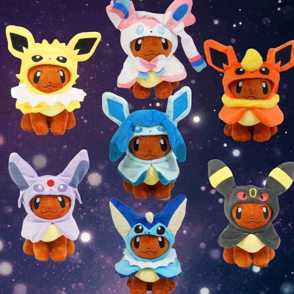 Pokemon 8 of Eevee cosplay Evolutions Dolls
