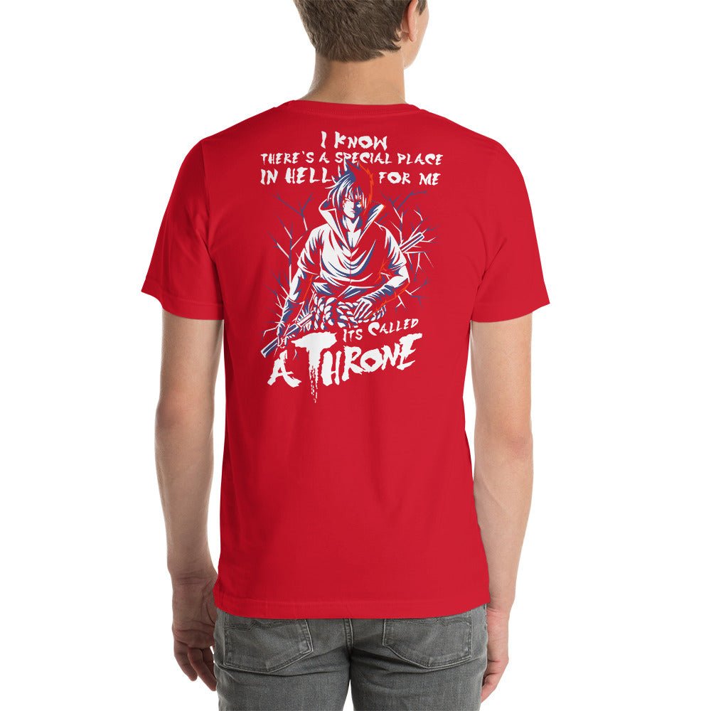 Naruto Sasuke Uchiha A Throne T Shirt - KM0144TS - KataMoon