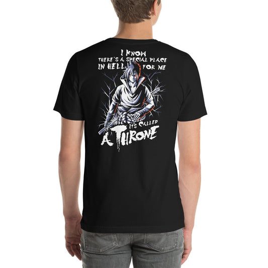 Naruto Sasuke Uchiha A Throne T Shirt - KM0144TS - KataMoon