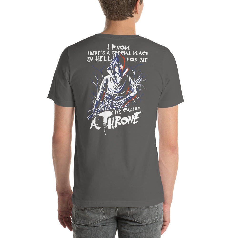 Naruto Sasuke Uchiha A Throne T Shirt - KM0144TS - KataMoon