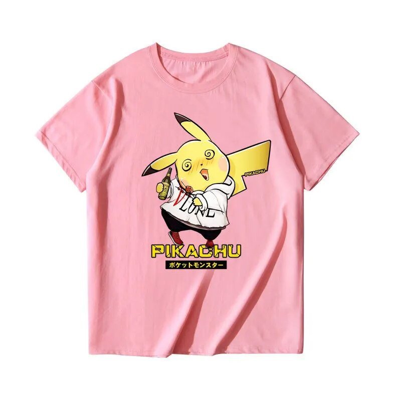 New Summer Pokemon Pikachu Funny Short Sleeve T shirt - KataMoon