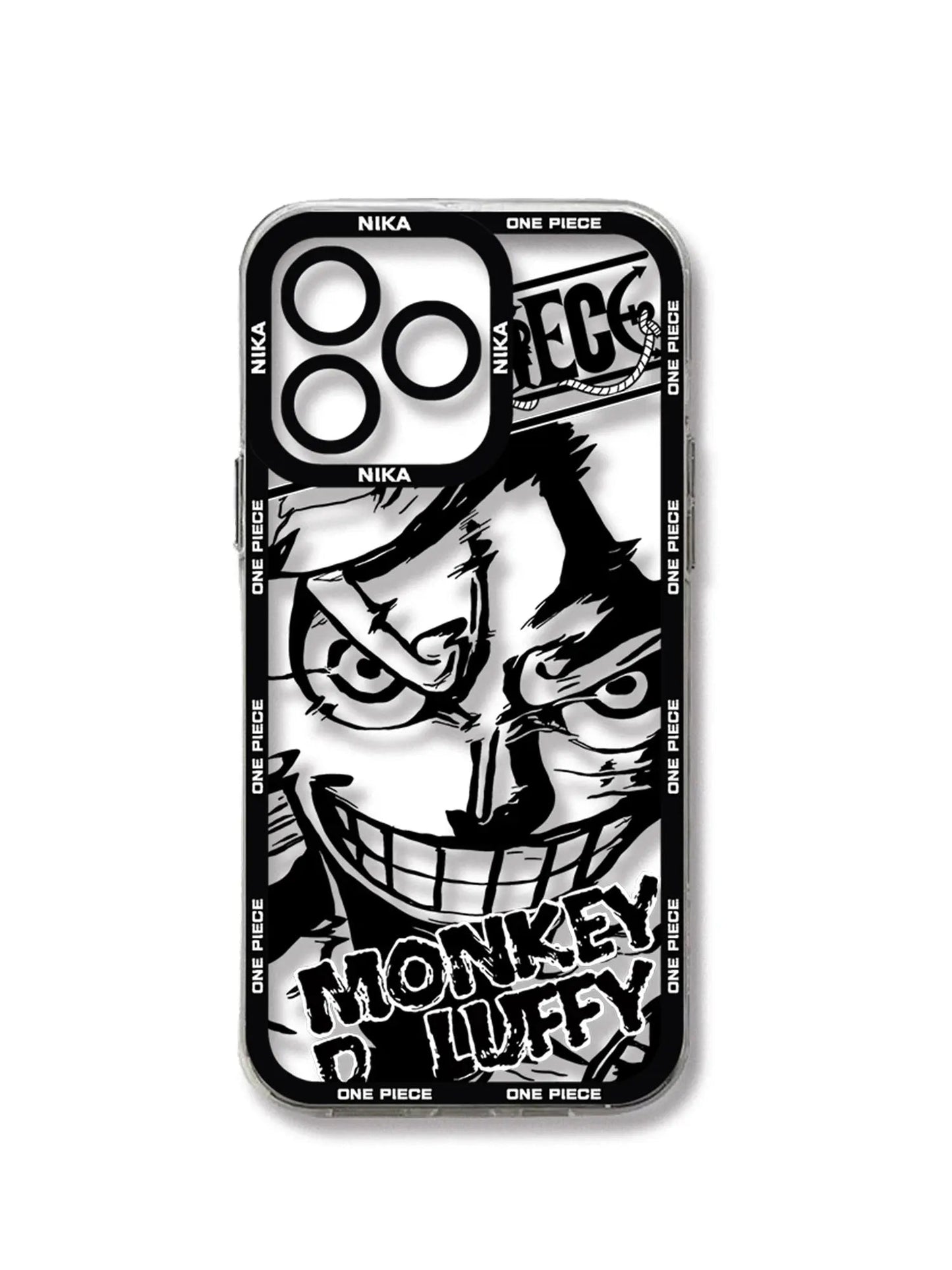 One Piece Luffy Gear 5 Transparent Phone Case For iPhone - KataMoon
