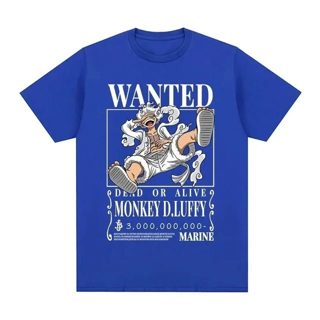 One Piece Luffy Wanted Gear 5 T shirt - KataMoon