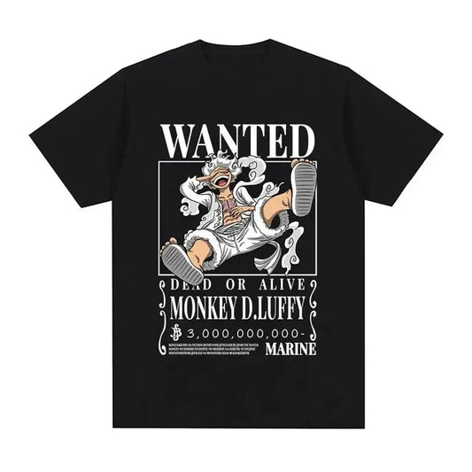 One Piece Luffy Wanted Gear 5 T shirt - KataMoon