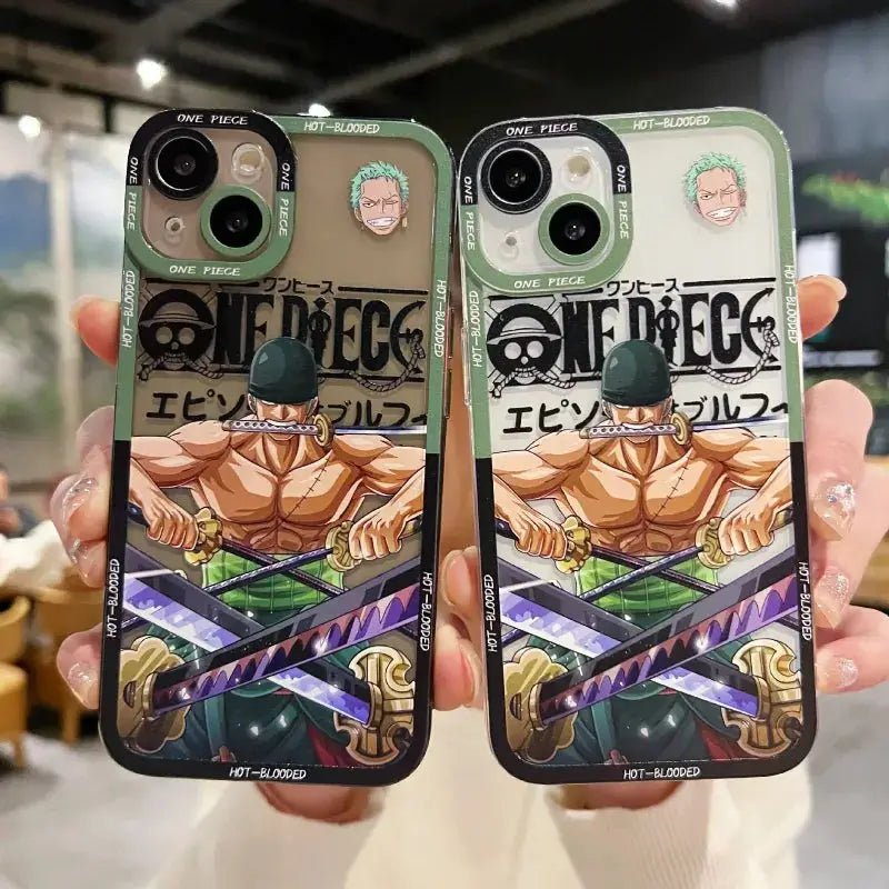 ONE PIECE Roronoa Zoro transparent Phone Case For iPhone - KT16 - KataMoon