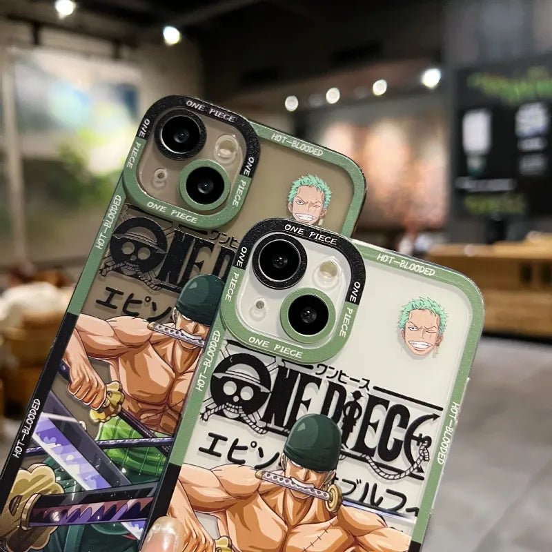 ONE PIECE Roronoa Zoro transparent Phone Case For iPhone - KT16 - KataMoon