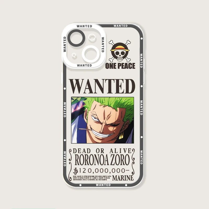 One Piece Zoro Wanted iPhone Case - KataMoon