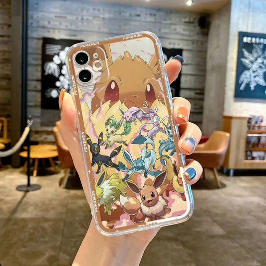 Pokemon Eevee Evolution Soft Silicone iPhone Case - KataMoon