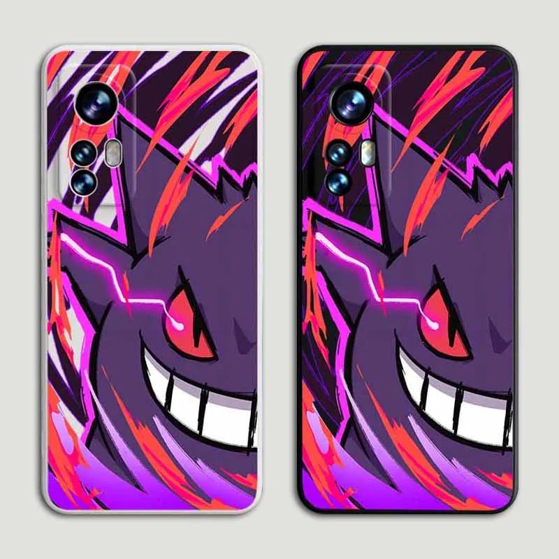 Pokemon Gengar Liquid Silicone Phone Case for Samsung Galaxy - KataMoon