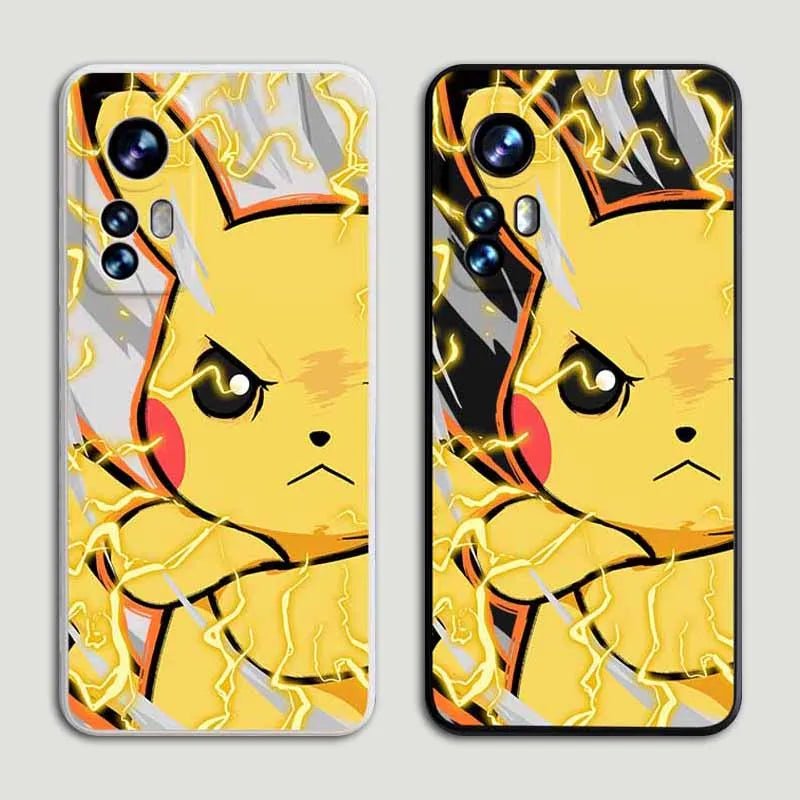 Pokemon Pikachu Liquid Silicone Phone Case for Samsung Galaxy - KataMoon