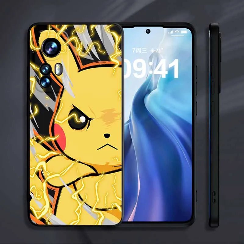 Pokemon Pikachu Liquid Silicone Phone Case for Samsung Galaxy - KataMoon
