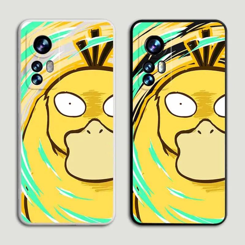 Pokemon Psyduck Liquid Silicone Phone Case for Samsung Galaxy - KataMoon