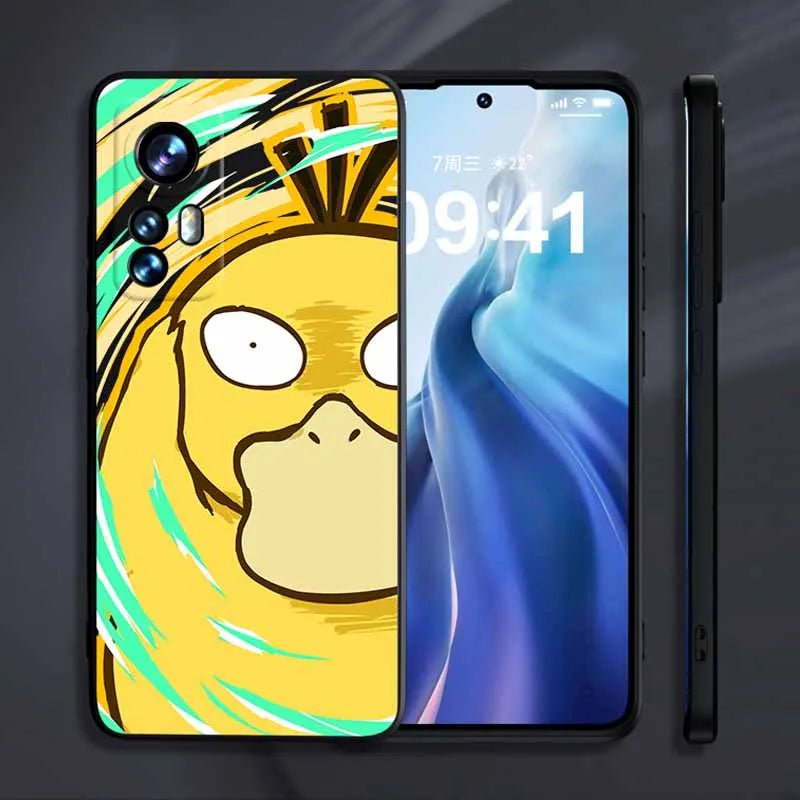 Pokemon Psyduck Liquid Silicone Phone Case for Samsung Galaxy - KataMoon