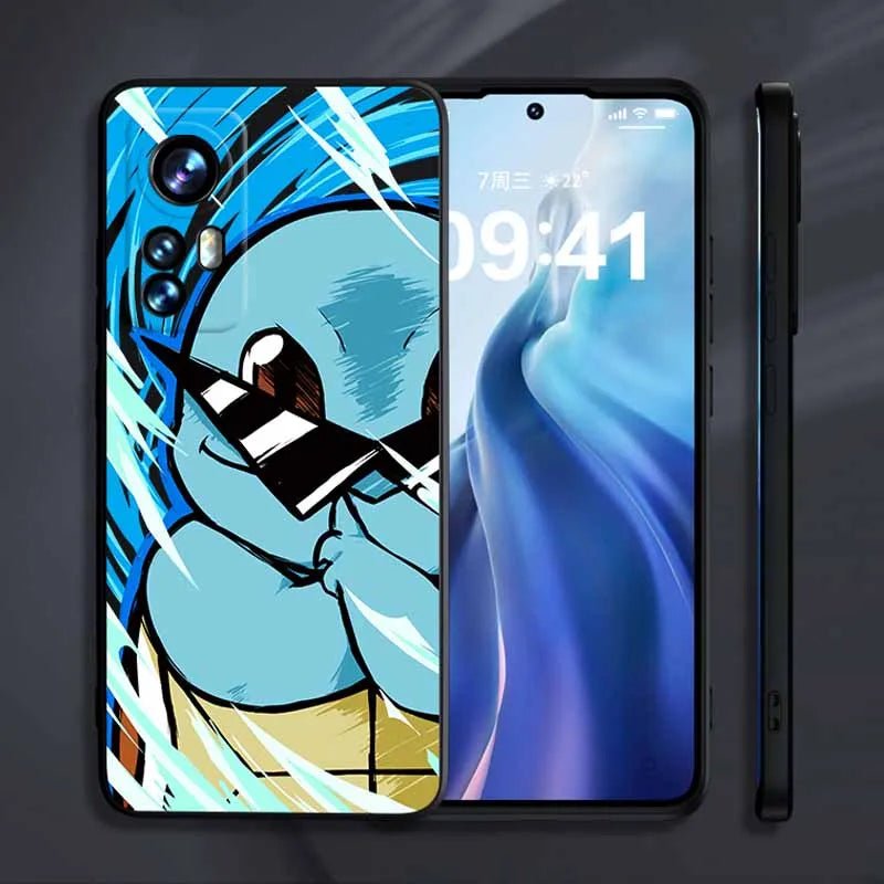 Pokemon Squirtle Liquid Silicone Phone Case for Samsung Galaxy - KataMoon