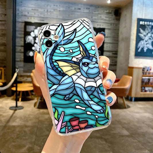 Pokemon Vaporeon Eevee Soft Silicone iPhone Case - KataMoon